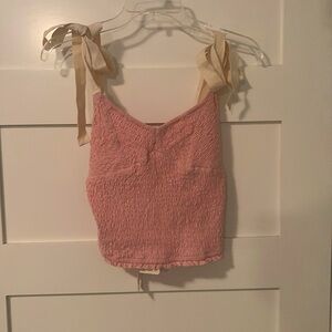Pink Free People Tank